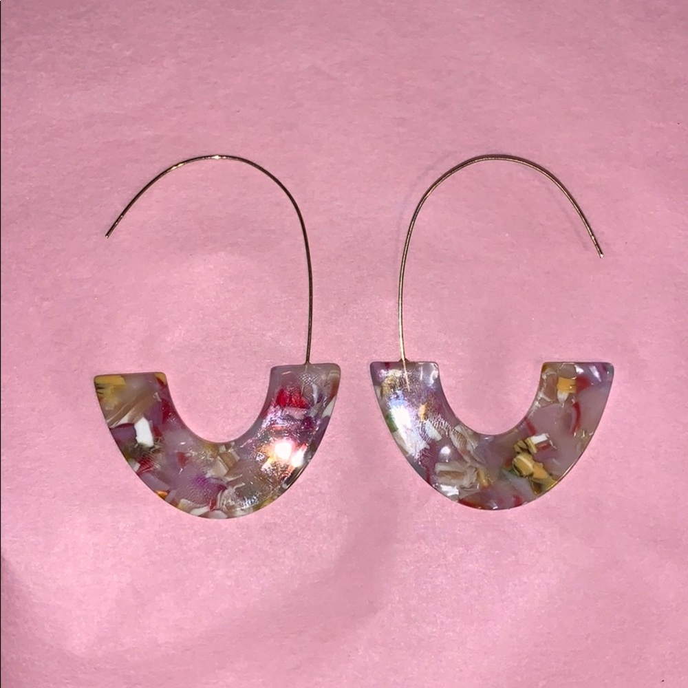 Acrylic Earrings Multi Color
